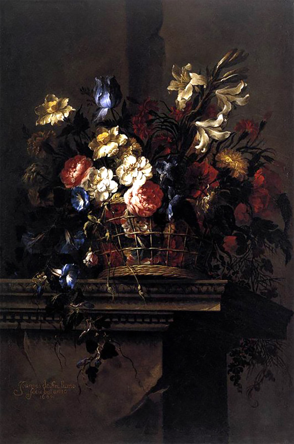 basket of flowers